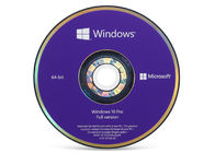 Activation professionnelle de permis de la victoire 10 véritables FPP du bit DVD du paquet 64 d'OEM de logiciel de Microsoft Windows 10 pro